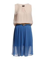 Oasis Oasis Pleated Colourblock Midi