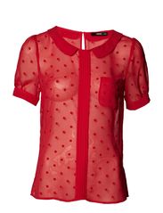 Oasis Oasis Dobby Peter Pan Top