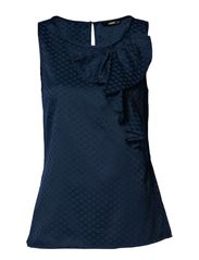 Oasis Oasis Texture Spot Bow Shell Top