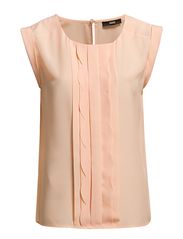 Oasis Oasis Scallop Roll Sleeve Tee