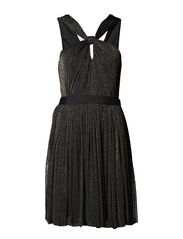 Oasis Oasis Metallic Knot Pleated Dress