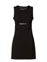 Oasis Oasis Pu Trim Shift Dress