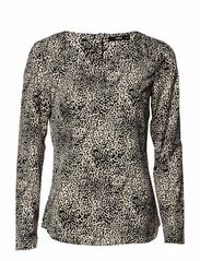 Oasis Oasis Leopard Print Ls Top
