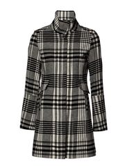 Oasis Oasis Check 60s Funnel Neck Coat