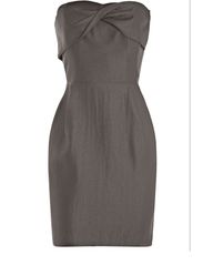 Oasis Oasis Metallic Twist Bow Bandeau Dress