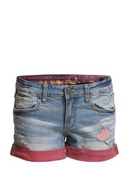 One Green Elephant F 5 pkt shorts blue denim DD