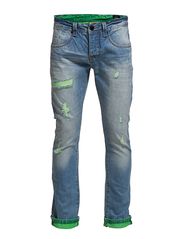 One Green Elephant M blue denim, slim straight DD