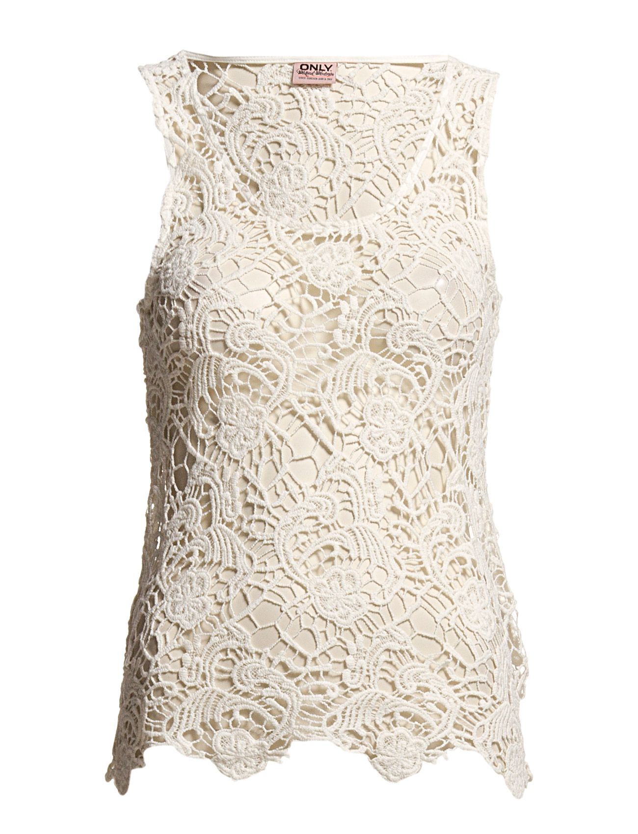 ONLY HELLE WVN CROCHET TANK TOP WW