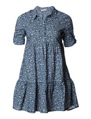 ONLY dear flower shirt dress