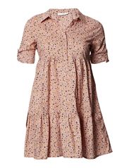 ONLY dear flower shirt dress - DUSKY ROSE