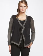ONLY DUST MIX KNIT CARDIGAN - GREY