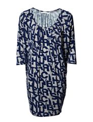 ONLY ROSA GIVE AOP DRESS - ASH