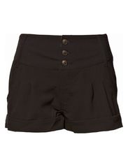 ONLY ZEN HIGHWAISTED SHORTS - BLACK