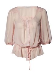 ONLY HAZEL PARTY 3/4 BLOUSE BOX - POWDER PINK
