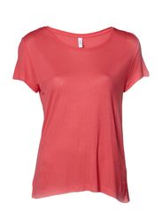ONLY MAKI SS TOP - ROUGE RED