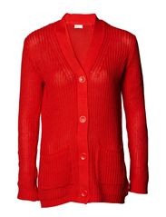 ONLY RUBY L/S KNIT CARDIGAN - GRENADINE