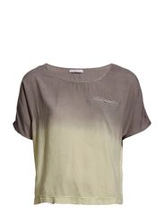 ONLY KIANA SS BOXY TOP - ASH