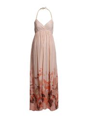 ONLY EBI HALTERNECK FLOWER LONG DRESS