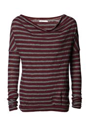 ONLY NEW MARBLE LS TOP - ZINFANDEL