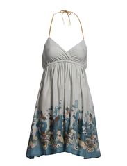 ONLY EBI HALTERNECK FLOWER SHORT DRESS