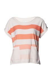 ONLY FIA S/S KNIT TOP - SILVER PEONY