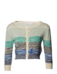 ONLY TINO 3/4 KNIT CARDIGAN - WHITE SWAN