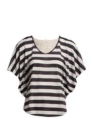 ONLY MARLINA STRIPE CAPE SS TOP