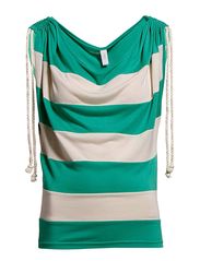 ONLY KARISSA SS STRING TOP - MING GREEN