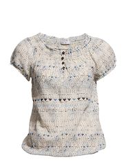 ONLY VALERIE SS TOP BOX - WHITE SWAN