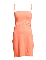 ONLY MADELINA TUBE DRESS BOX - NEON ORANGE