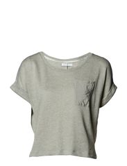 ONLY ROOMY S/S TOP - OATMEAL MELANGE