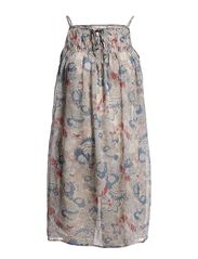 ONLY SHIGA SL LONG TOP AOP - CLOUD DANCER