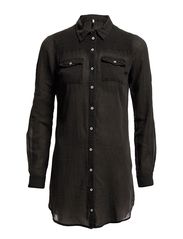 ONLY CILLE SHIRT DRESS - RAVEN