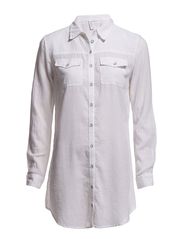 ONLY CILLE SHIRT DRESS - WHITE