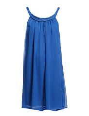 ONLY FREDDY SL CHIFFON DRESS - NAUTICAL BLUE
