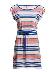 ONLY HARRIET BUTTON SS DRESS BOX - CLOUD DANCER