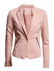 ONLY MAYA ZIP SANNE BLAZER - MISTY ROSE
