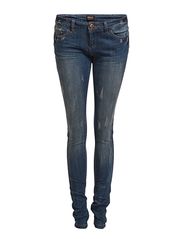 ONLY SKINNY LOW CORAL DESTROYED JEANS BJ1751