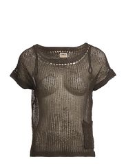 ONLY FESTI S/S BOXY PULLOVER KNT BB