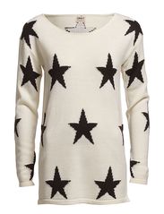 ONLY WILD STAR L/S LONG PULLOVER KNT BB
