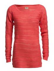ONLY NEW ELISE LONG BOATNECK PULLOVER KNT RP2