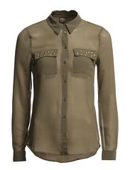 ONLY MAX STUD FLOWER L/S SHIRT
