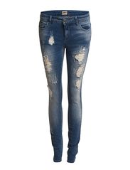 ONLY SK REG CORAL DESTROY JEANS D500 - DARK