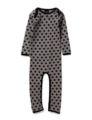 PETIT by Sofie Schnoor Grey nightsuit w. big stars