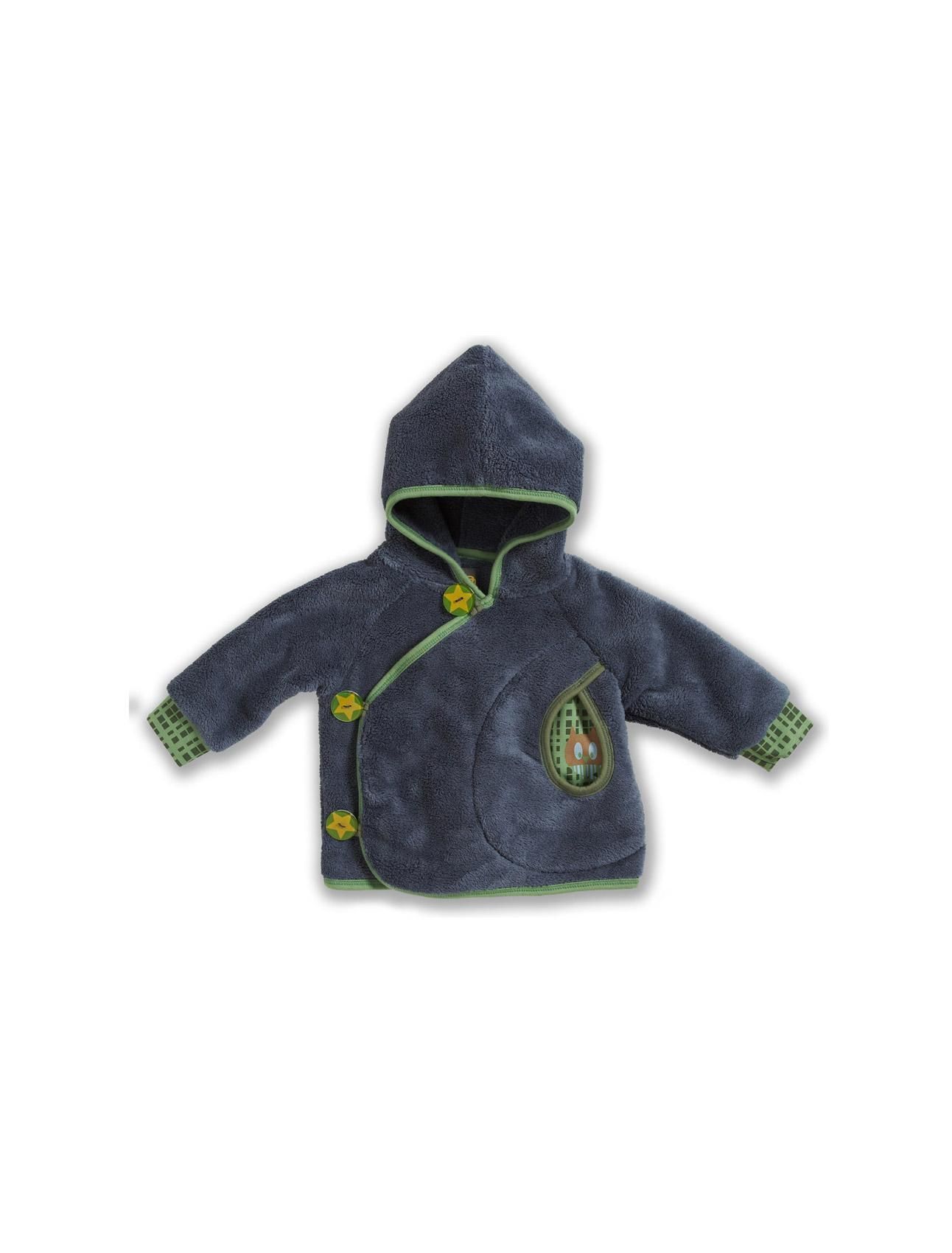 Mountain baby boy teddy jacket