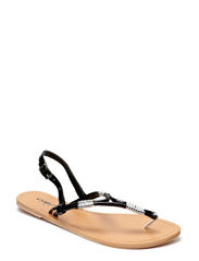 Pieces TANGO FLIP FLOP - BLACK/SILVER