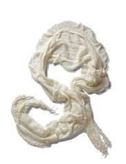 Pieces KNOR SCARF/11 - CREME-