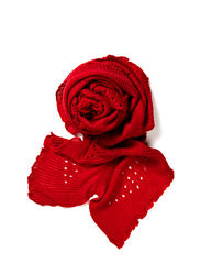 Pieces HARLIE SCARF - SUMMER HOT LIPS
