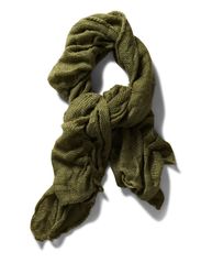 Pieces HOLE SCARF - GREEN