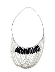 Pieces FLORENCE NECKLACE - SILVERCOLOR